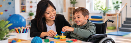 Occupational therapy session